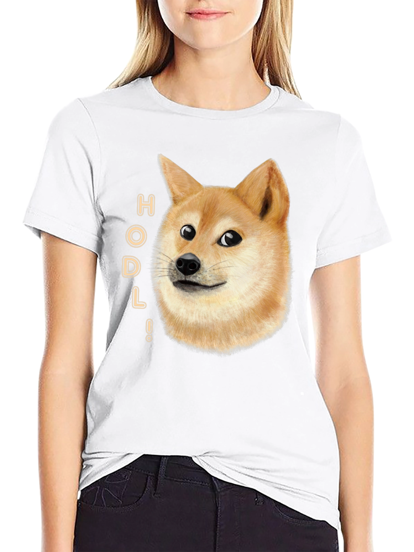 Doge HODL T-Shirt - Crypto Meme Tee
