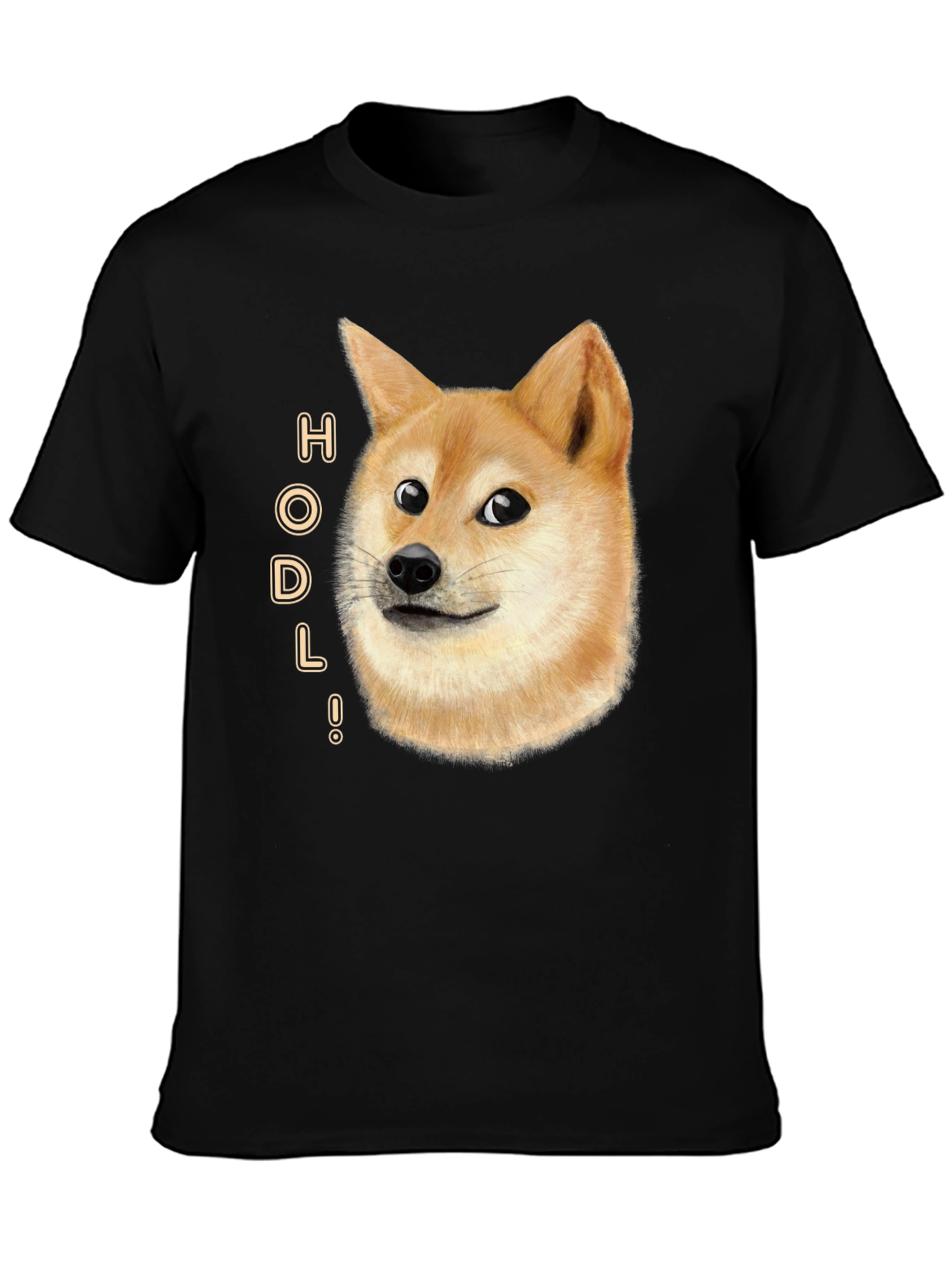 Doge HODL T-Shirt - Crypto Meme Tee
