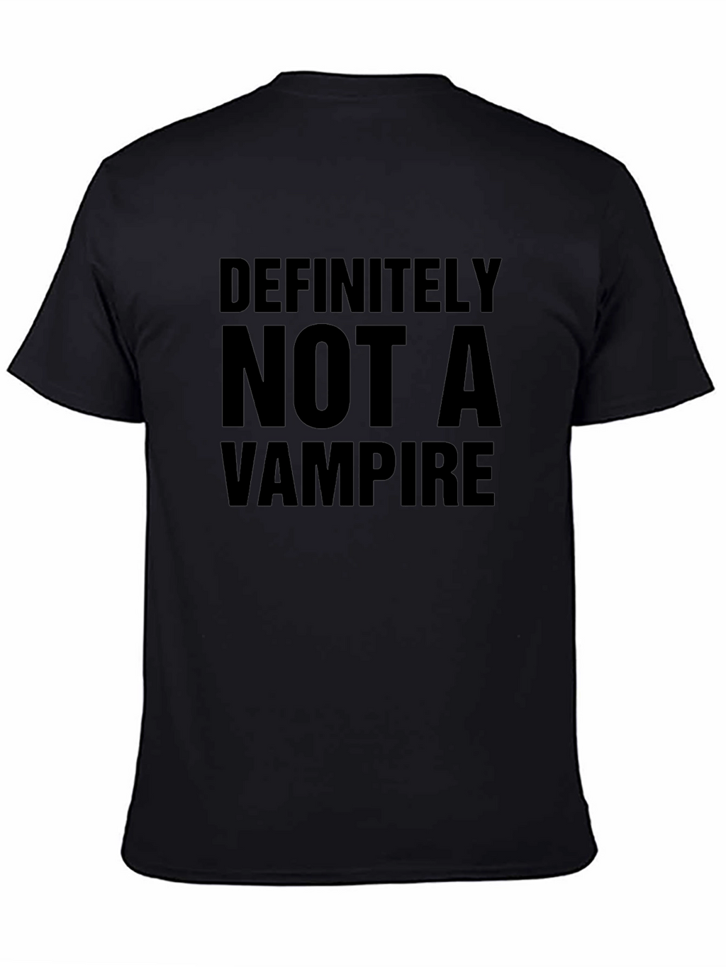 Definitely Not A Vampire T-Shirt - Funny Novelty Tee