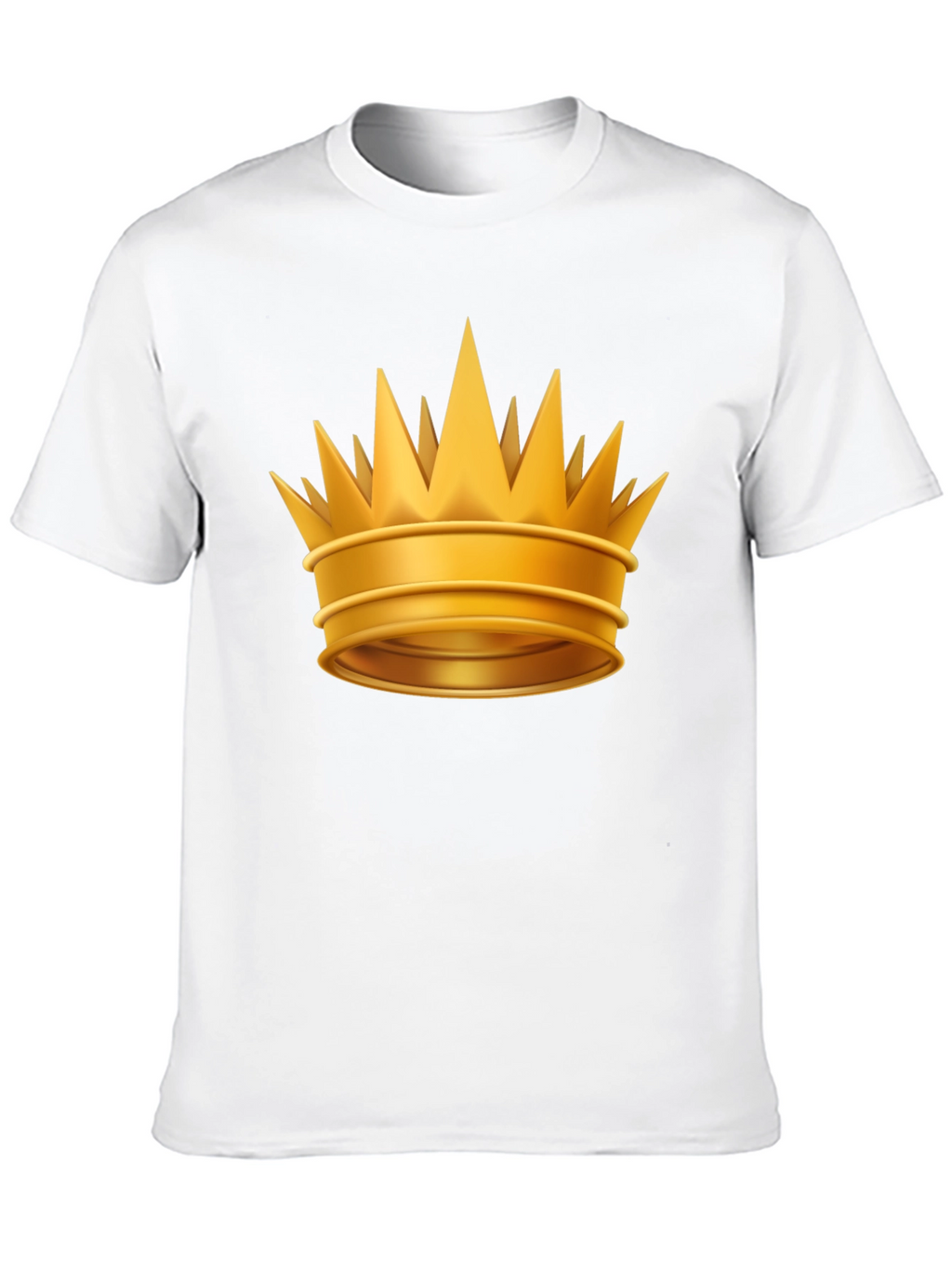 Golden Crown Graphic Tee - Regal Style