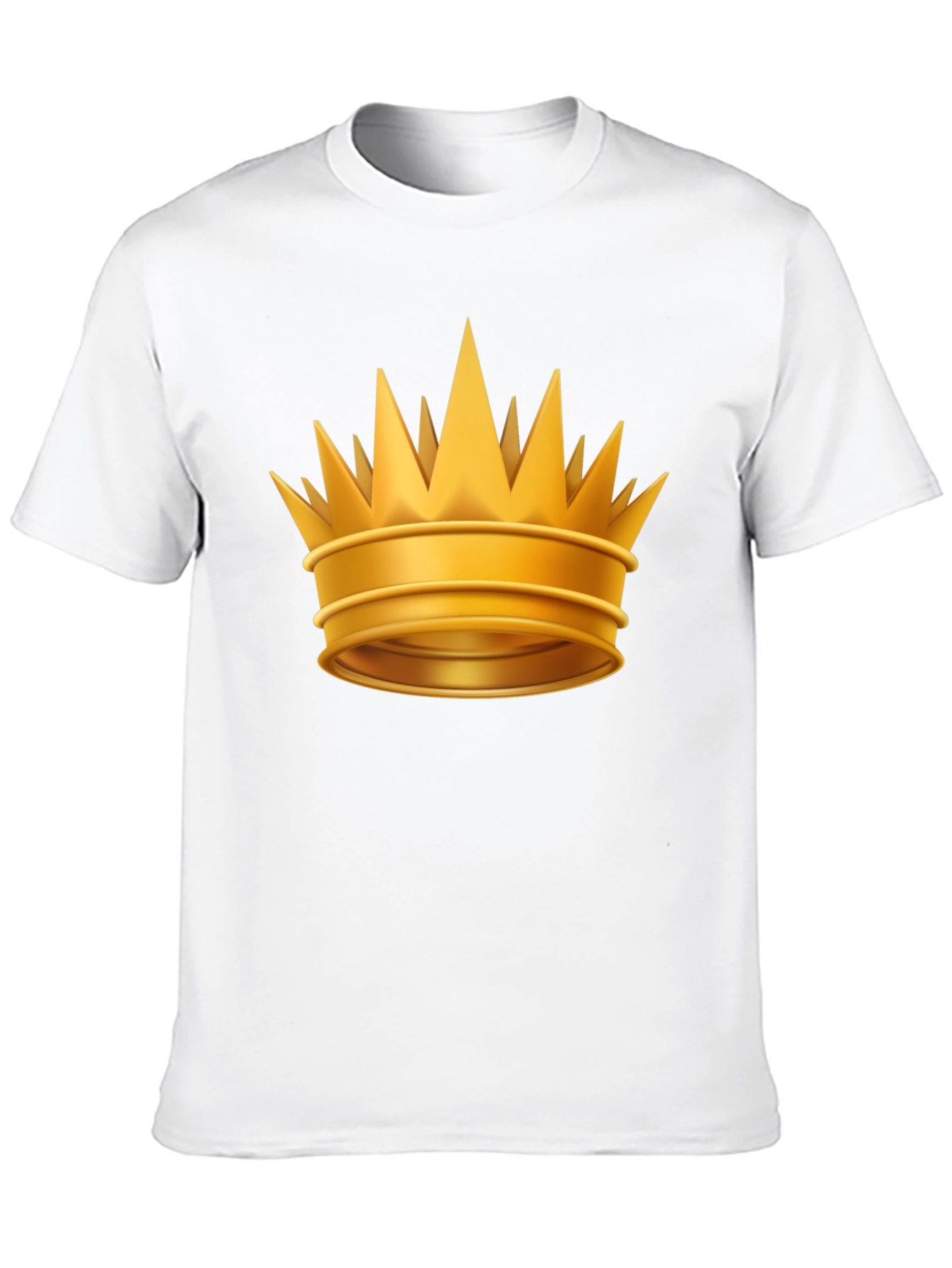 Golden Crown Graphic Tee - Regal Style