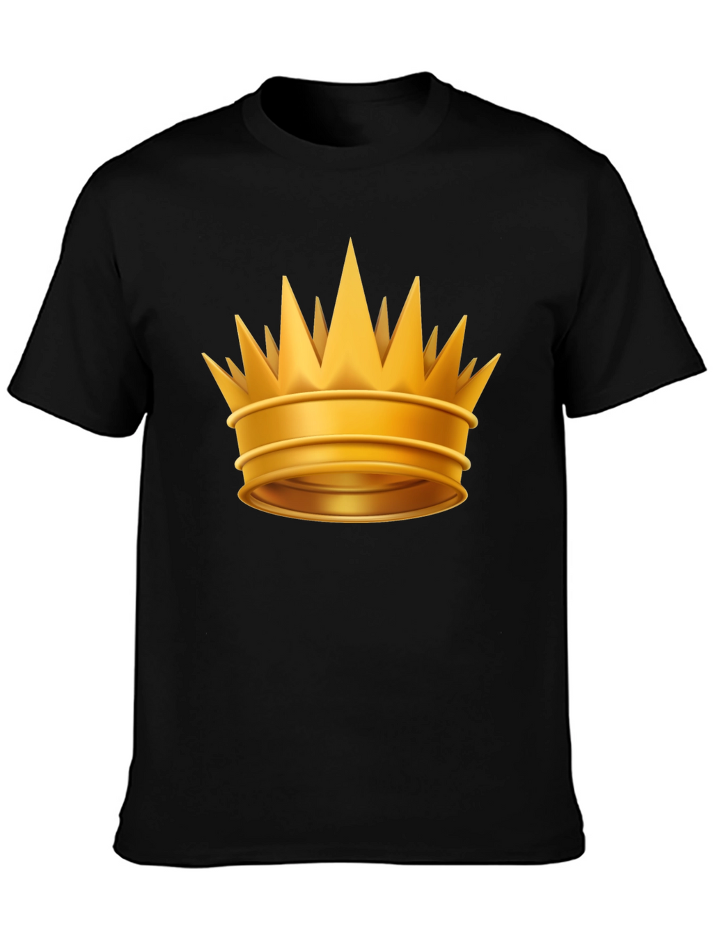 Golden Crown Graphic Tee - Regal Style