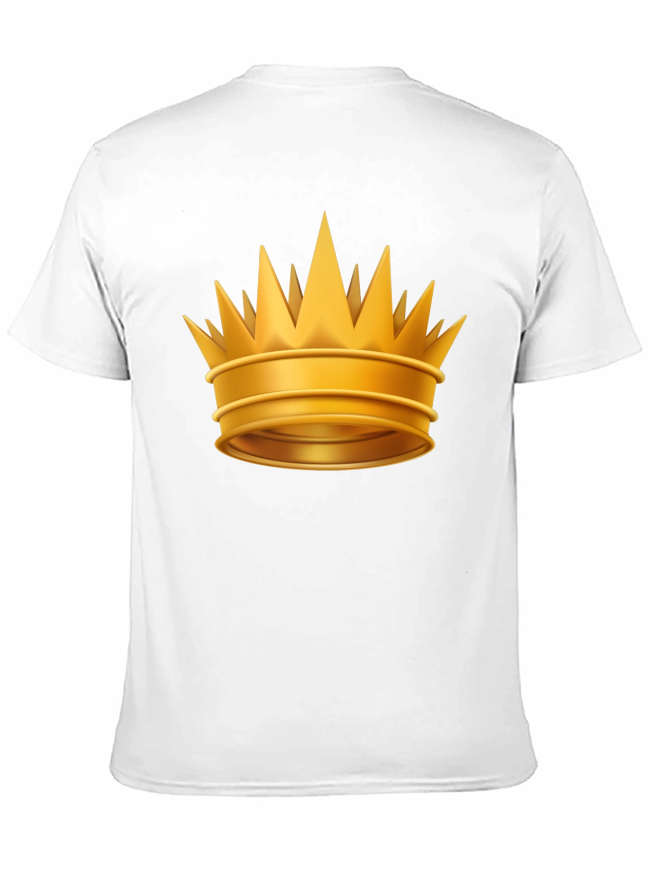 Golden Crown Graphic Tee - Regal Style