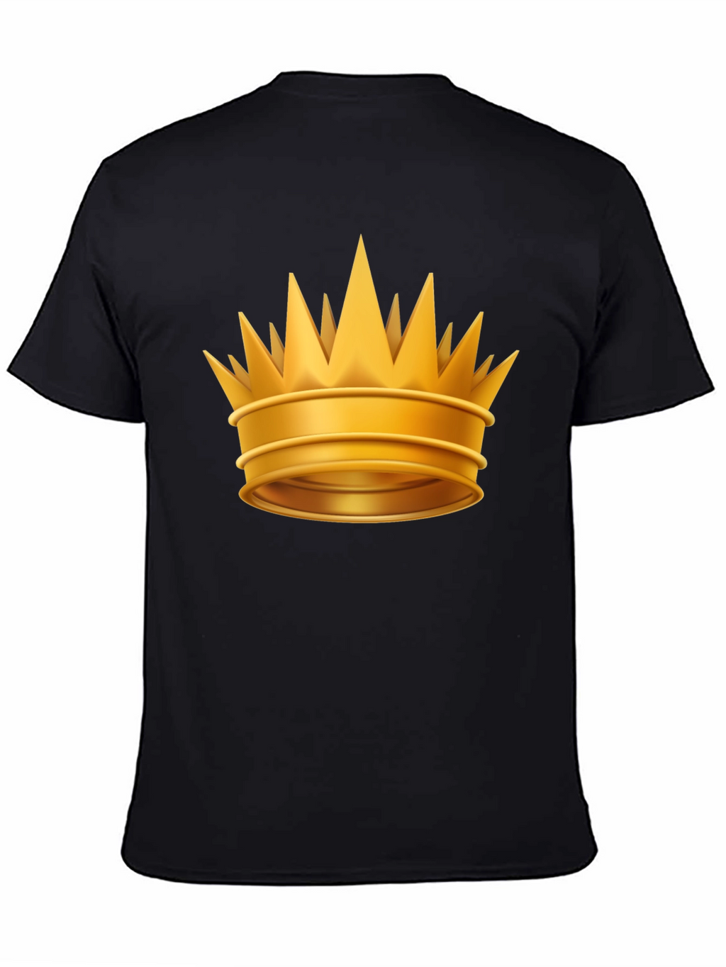 Golden Crown Graphic Tee - Regal Style