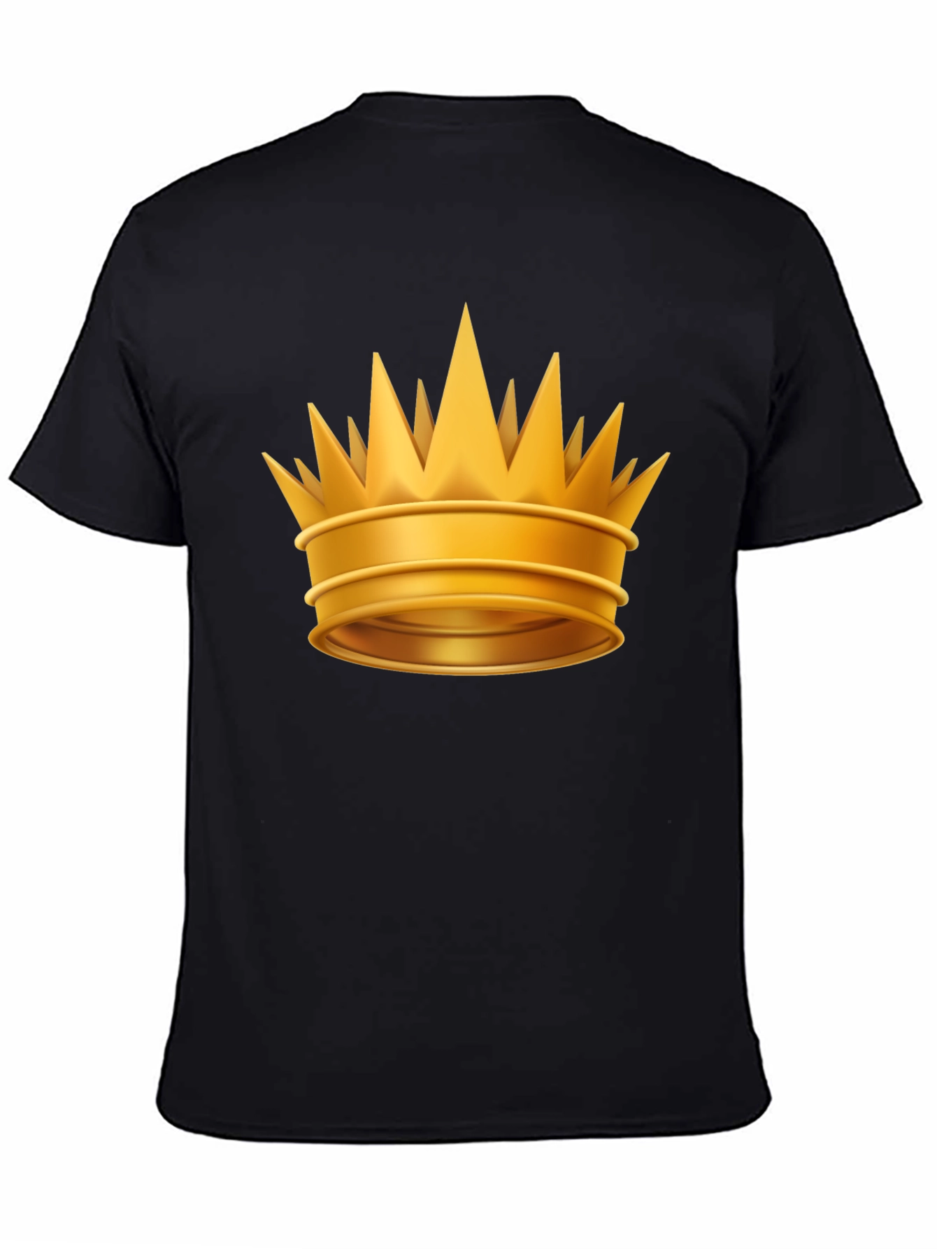 Golden Crown Graphic Tee - Regal Style