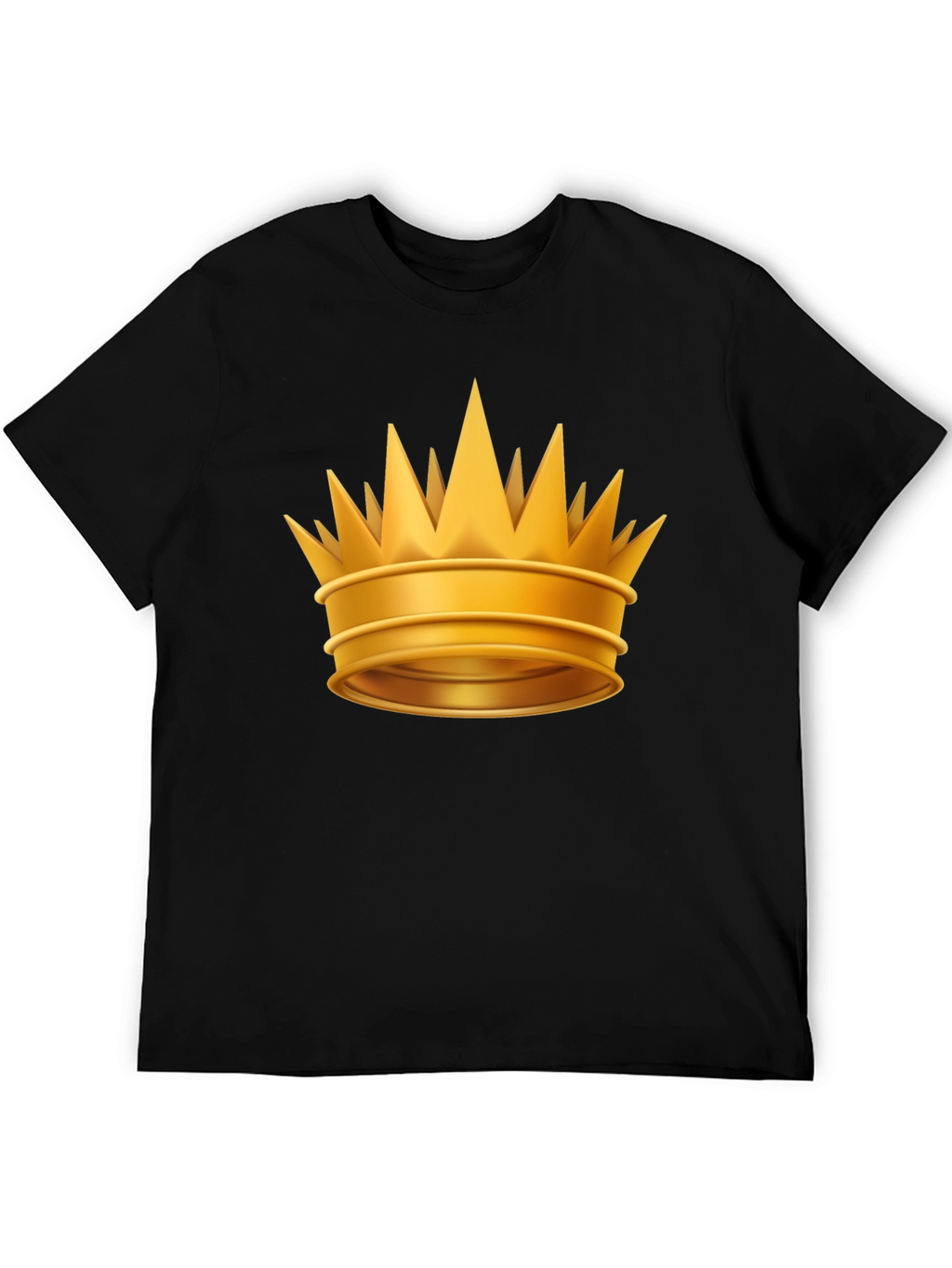 Golden Crown Graphic Tee - Regal Style