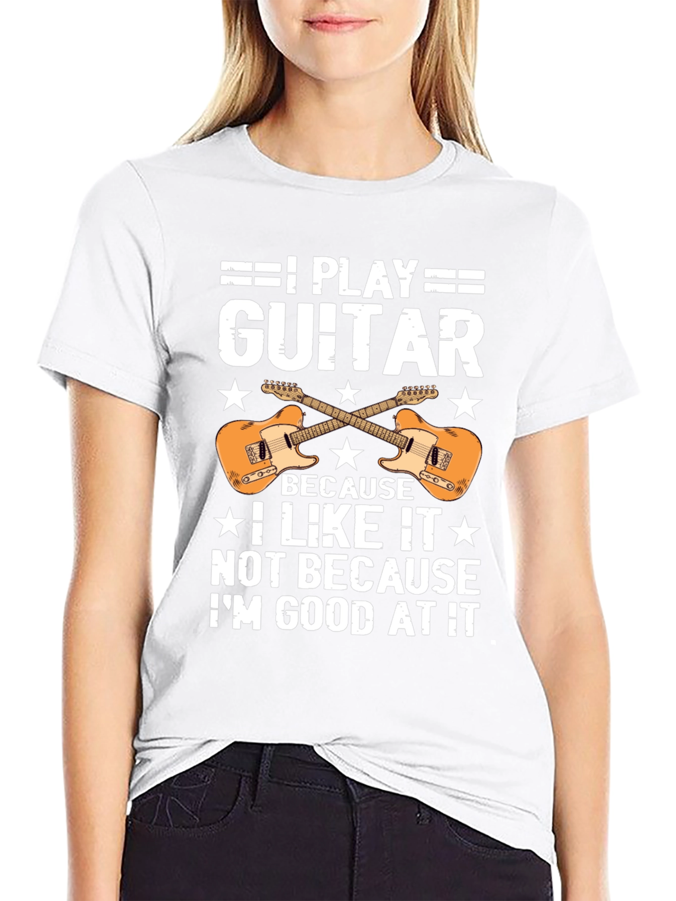 I Play Guitar T-Shirt - Musician Graphic Tee