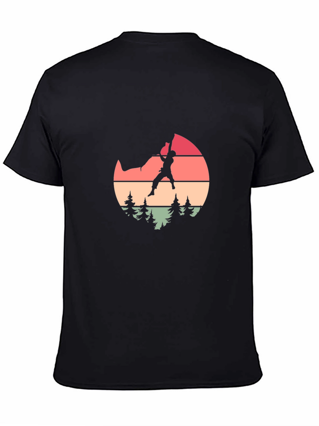 Retro Climber Graphic Tee - Nature Inspired Design