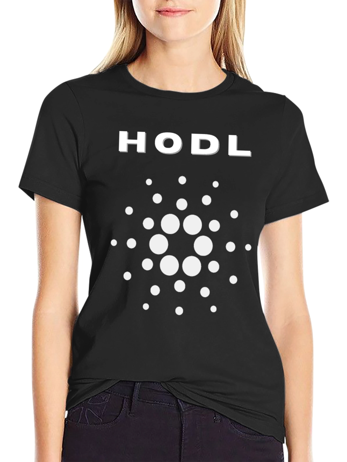 HODL Cardano Crypto T-Shirt - Black