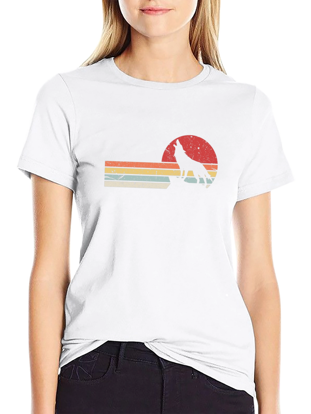 Retro Wolf Graphic Tee