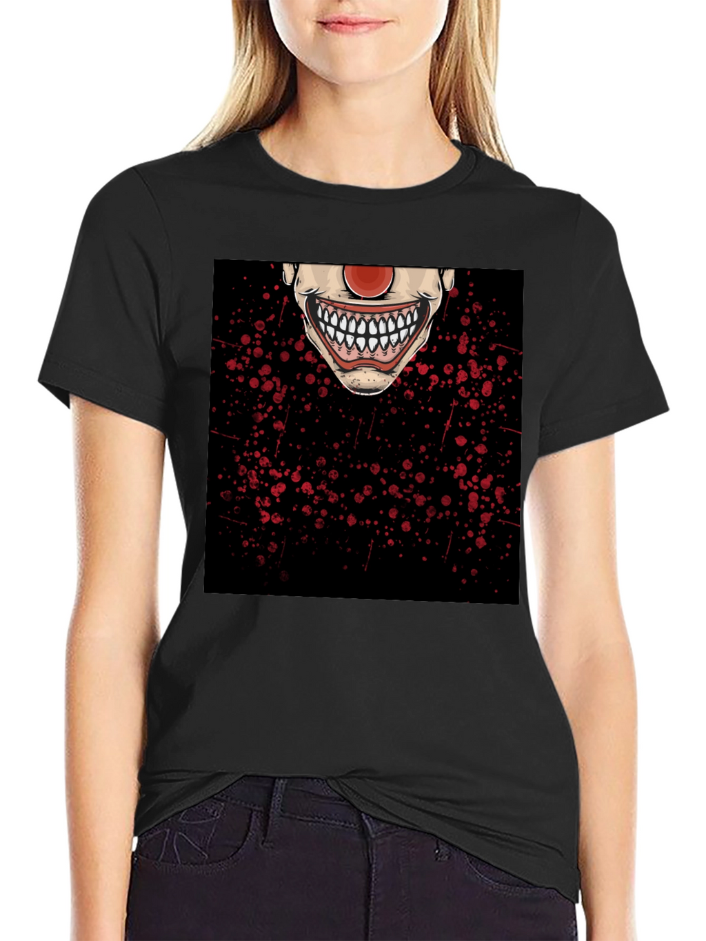 Creepy Clown T-Shirt - Scary Horror Tee