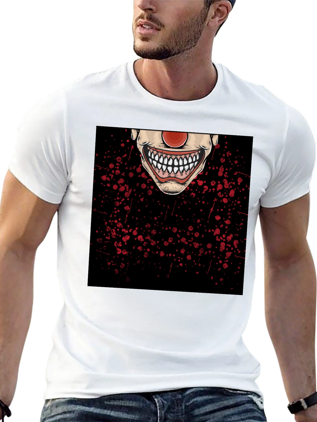 Creepy Clown T-Shirt - Scary Horror Tee