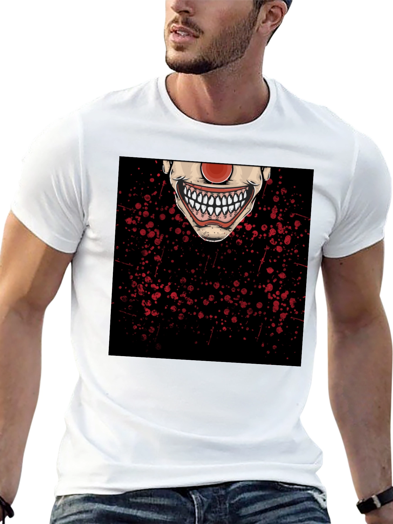 Creepy Clown T-Shirt - Scary Horror Tee