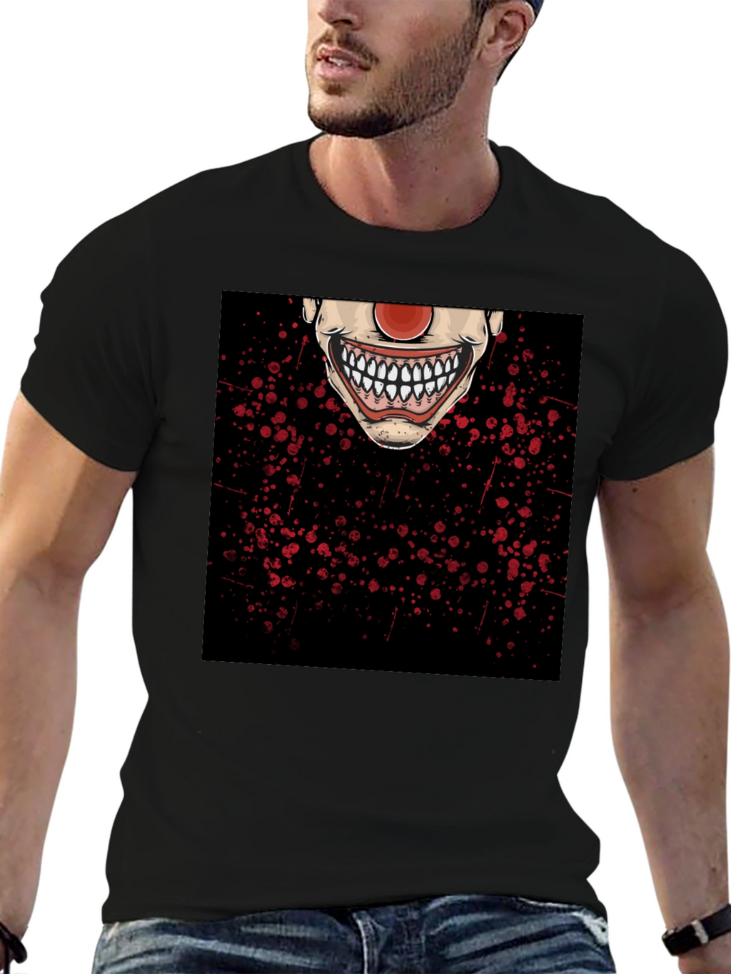 Creepy Clown T-Shirt - Scary Horror Tee
