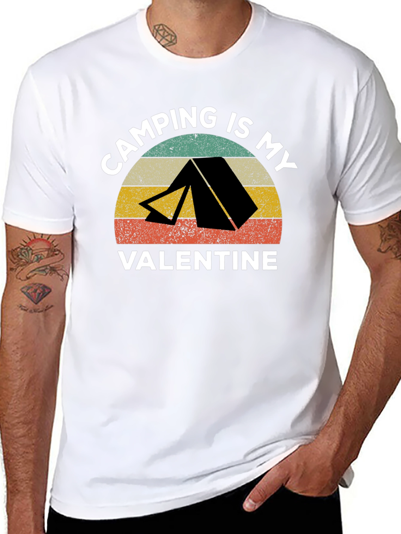 Camping is my Valentine T-Shirt