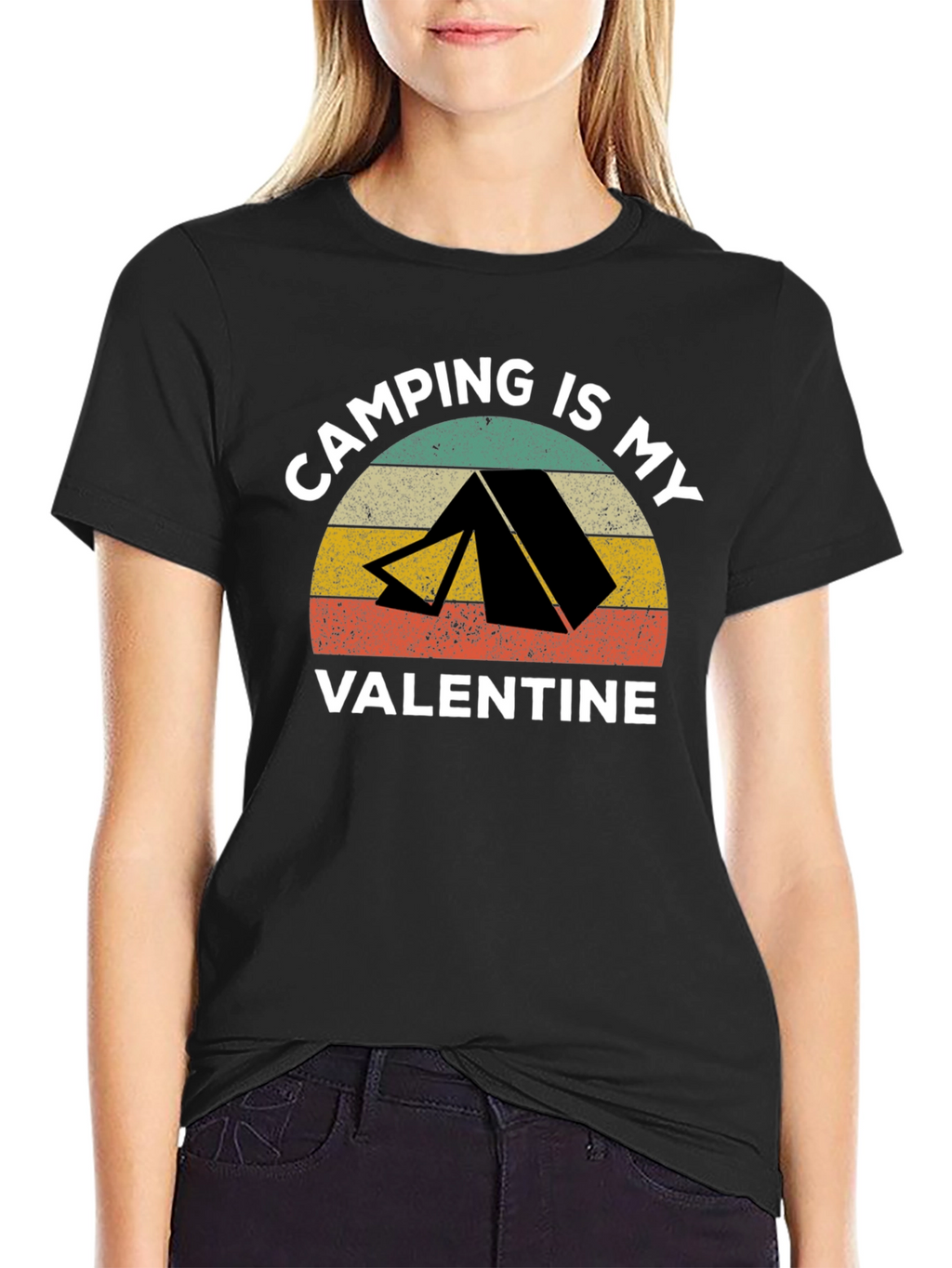 Camping is my Valentine T-Shirt