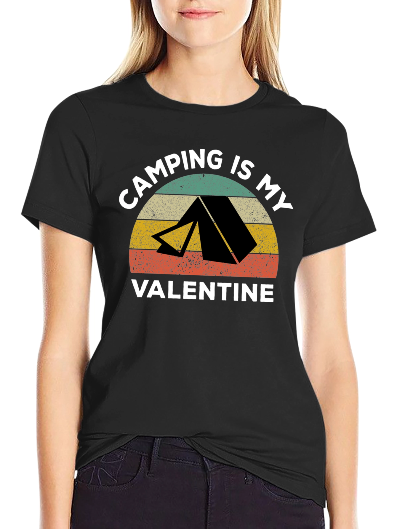 Camping is my Valentine T-Shirt