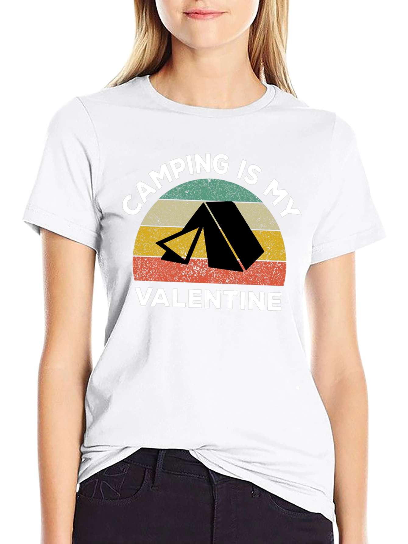 Camping is my Valentine T-Shirt