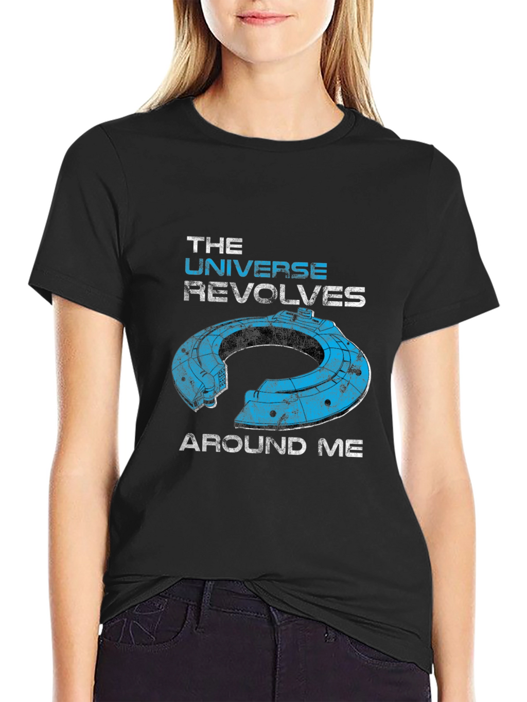 The Universe Revolves Around Me Graphic T-Shirt