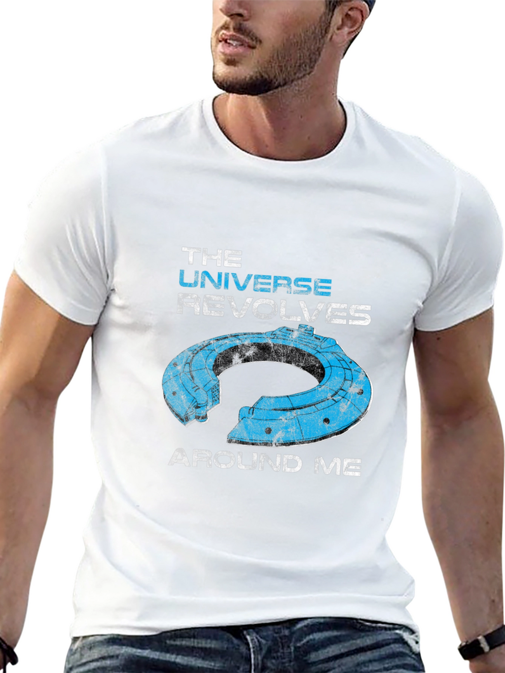 The Universe Revolves Around Me Graphic T-Shirt