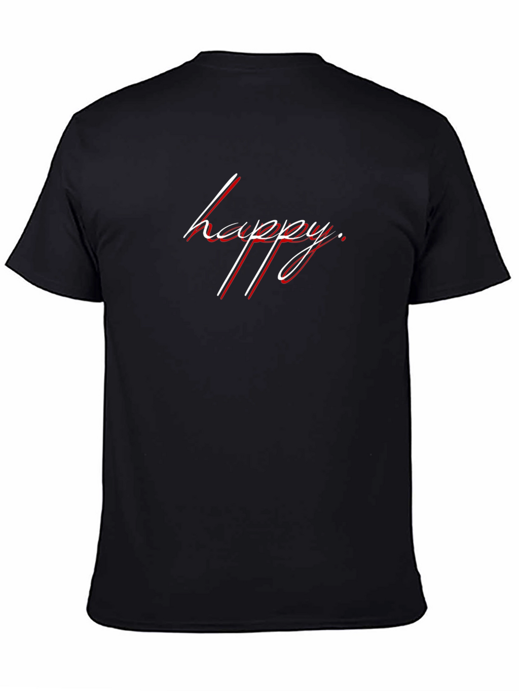 Happy Graphic T-Shirt - Casual Wear
