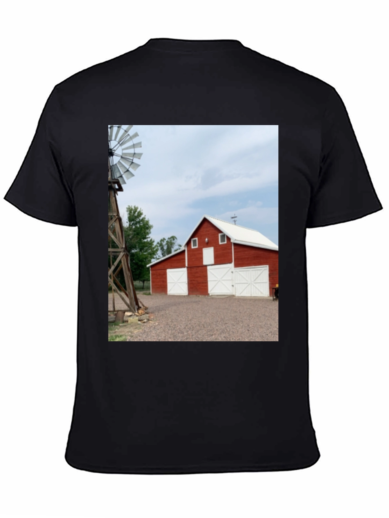 Barn Scene Graphic Tee