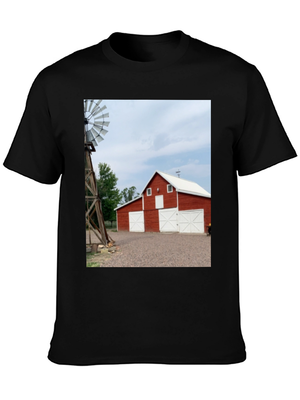 Barn Scene Graphic Tee