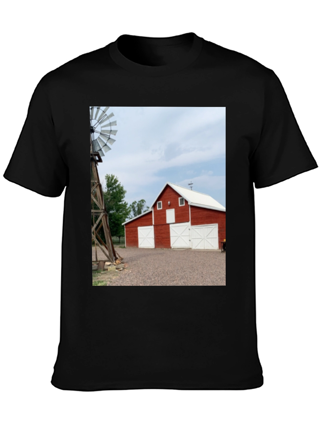 Barn Scene Graphic Tee