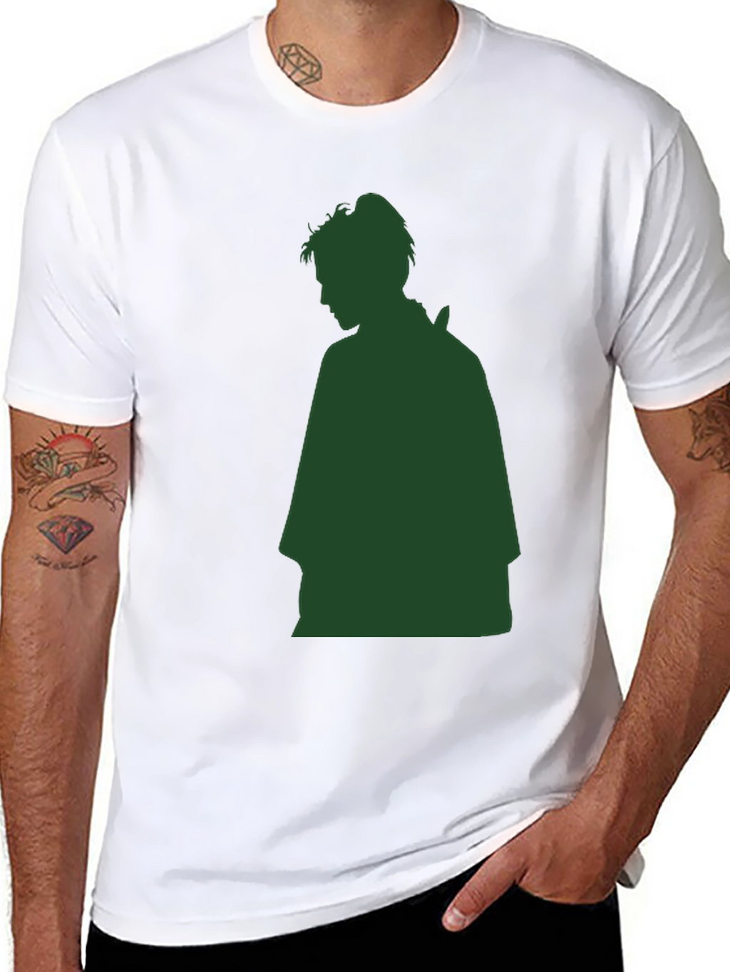 Mens Silhouette Graphic Tee - Stylish & Unique