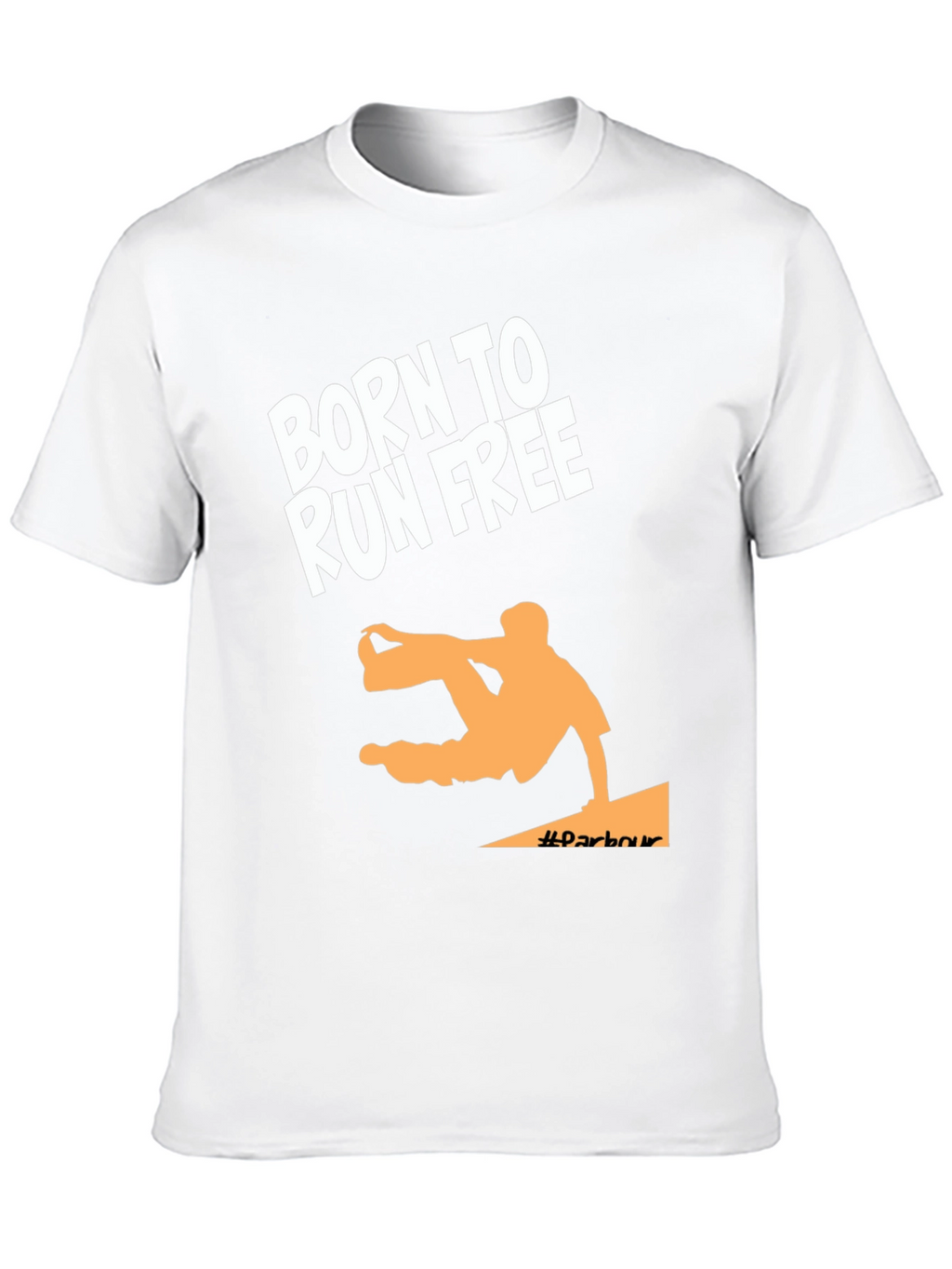 Born to Run Free Black Graphic Tee