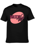 Bride Babes Crew Neck Graphic Tee - Black