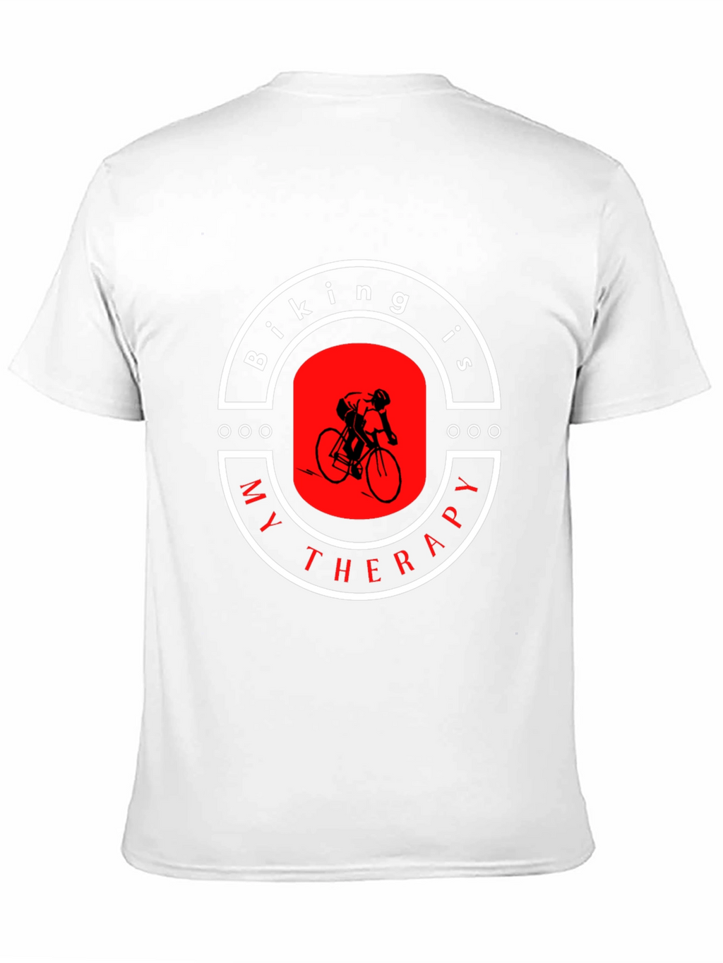 Biking is My Therapy Graphic T-Shirt