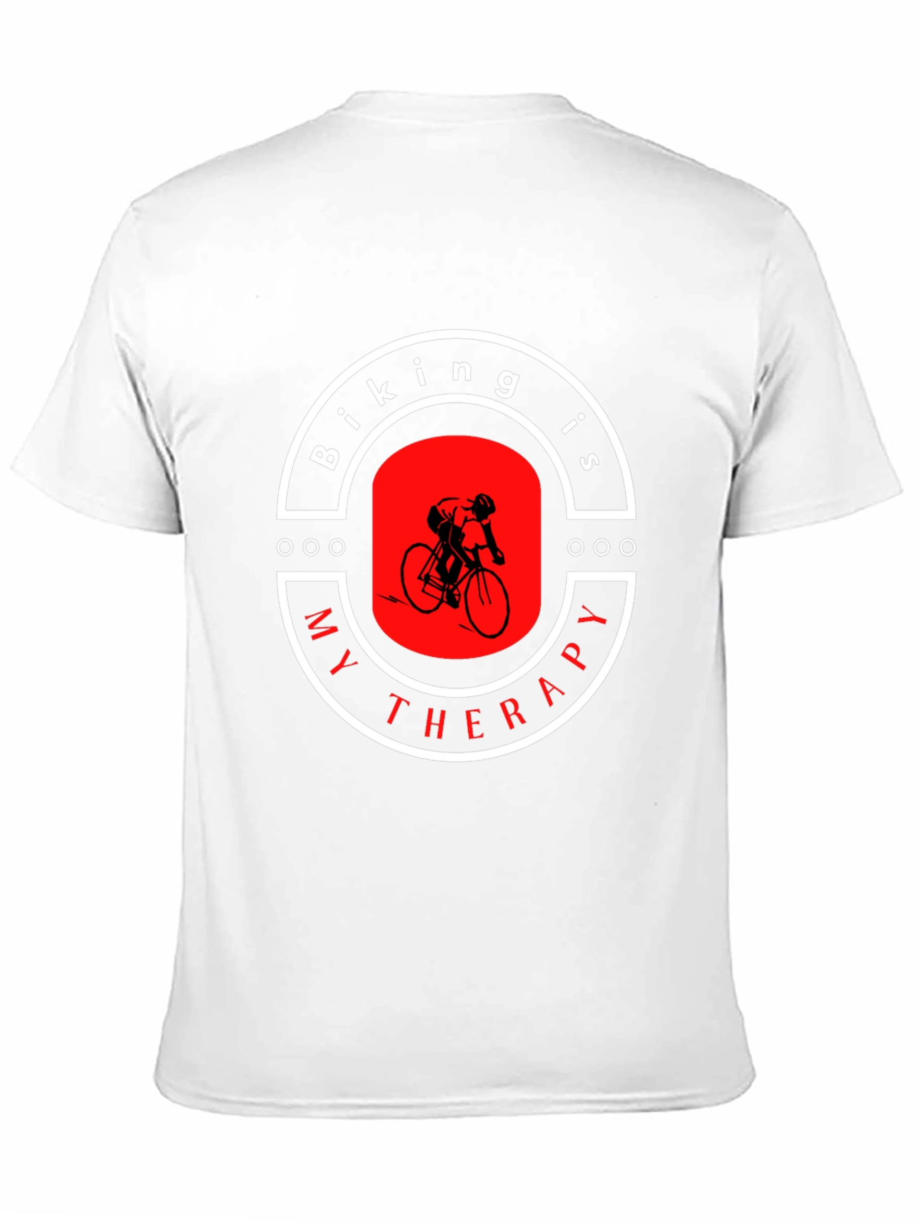 Biking is My Therapy Graphic T-Shirt