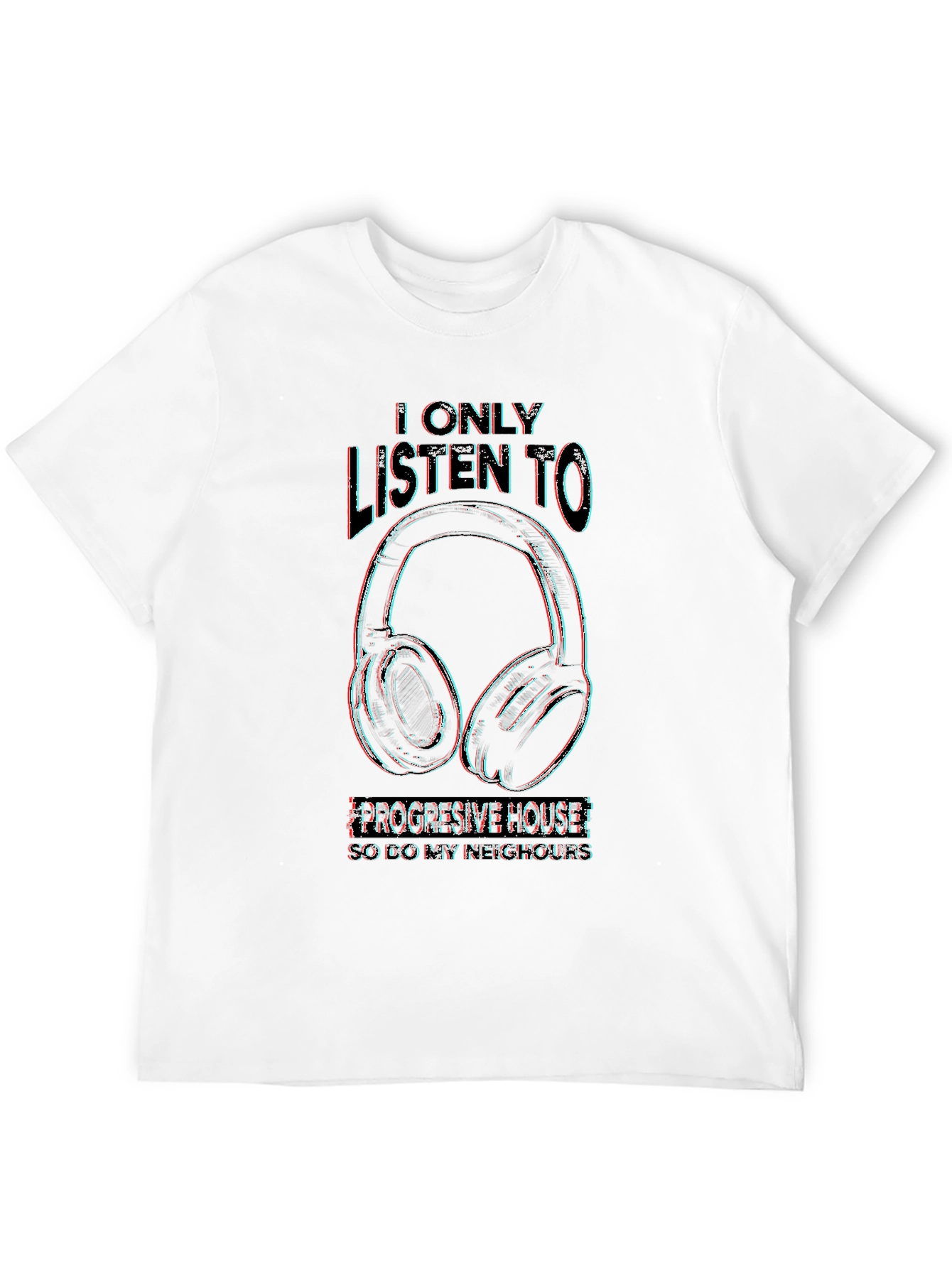 Progressive House Music Graphic T-Shirt