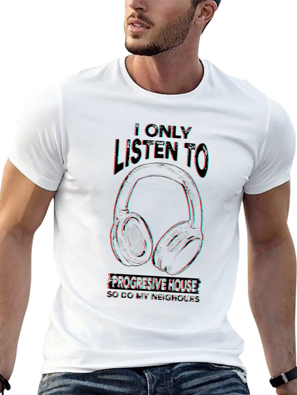 Progressive House Music Graphic T-Shirt