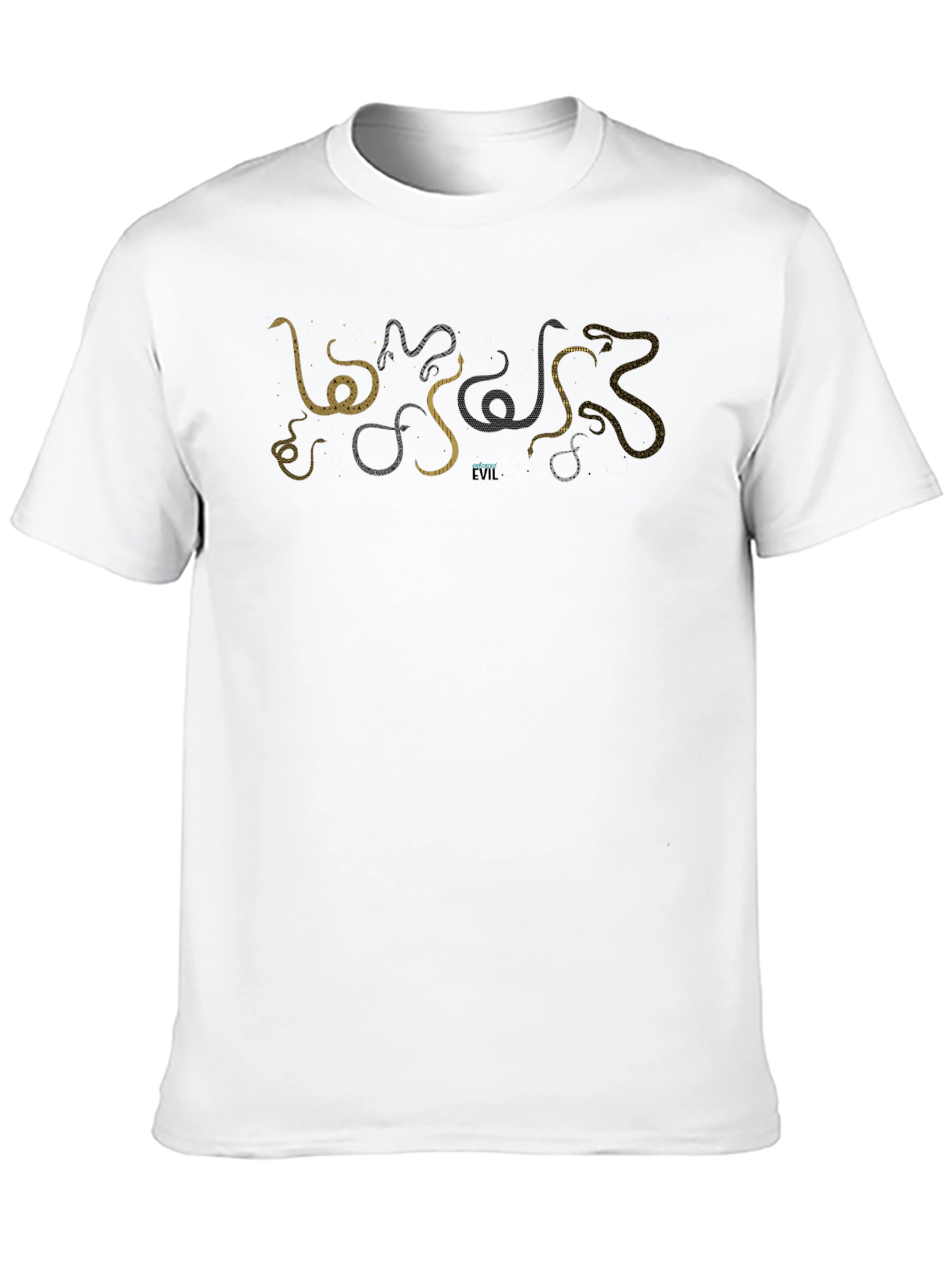 Snakes of Evil Black Graphic Tee