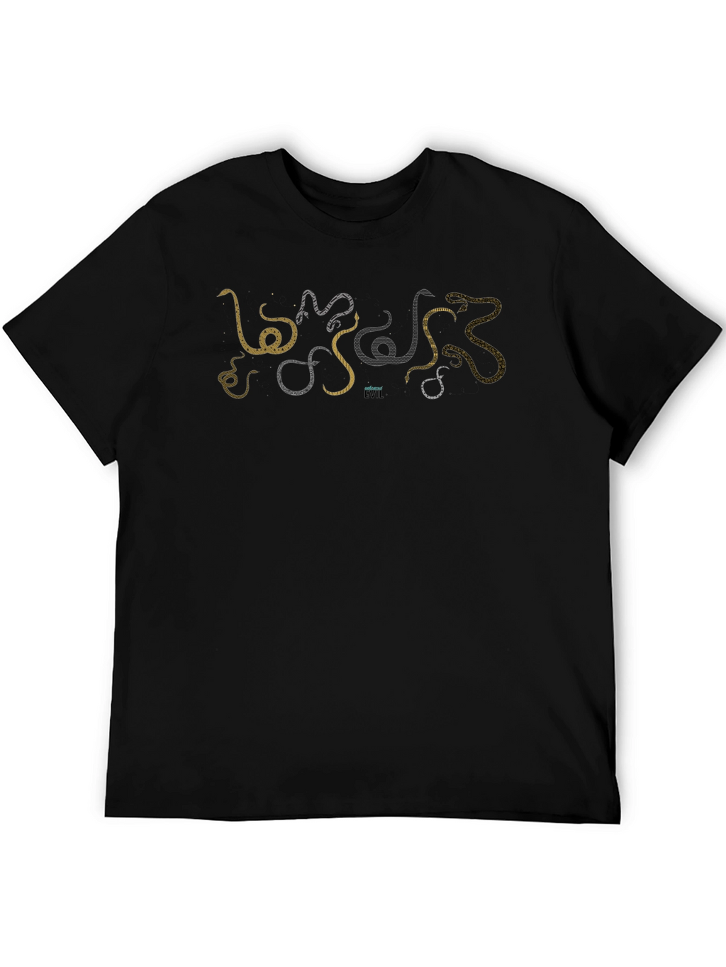 Snakes of Evil Black Graphic Tee