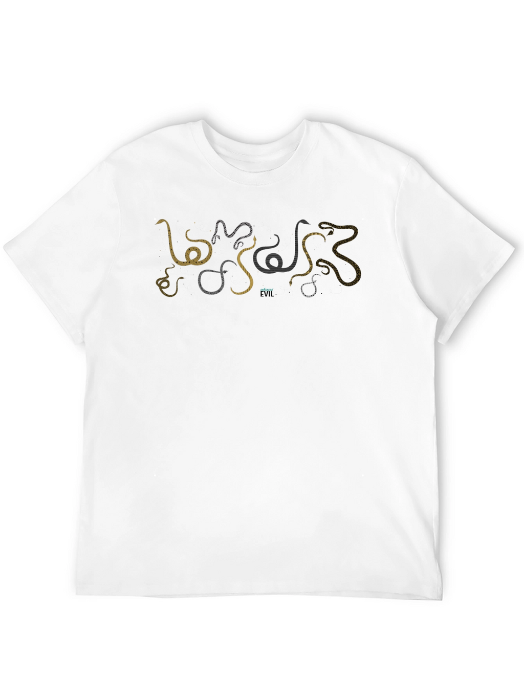 Snakes of Evil Black Graphic Tee