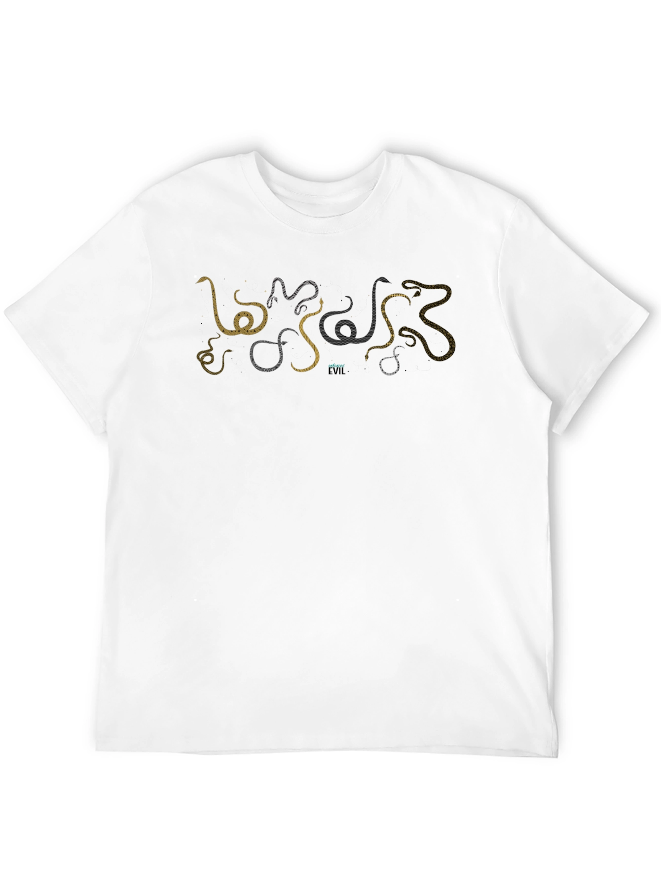 Snakes of Evil Black Graphic Tee