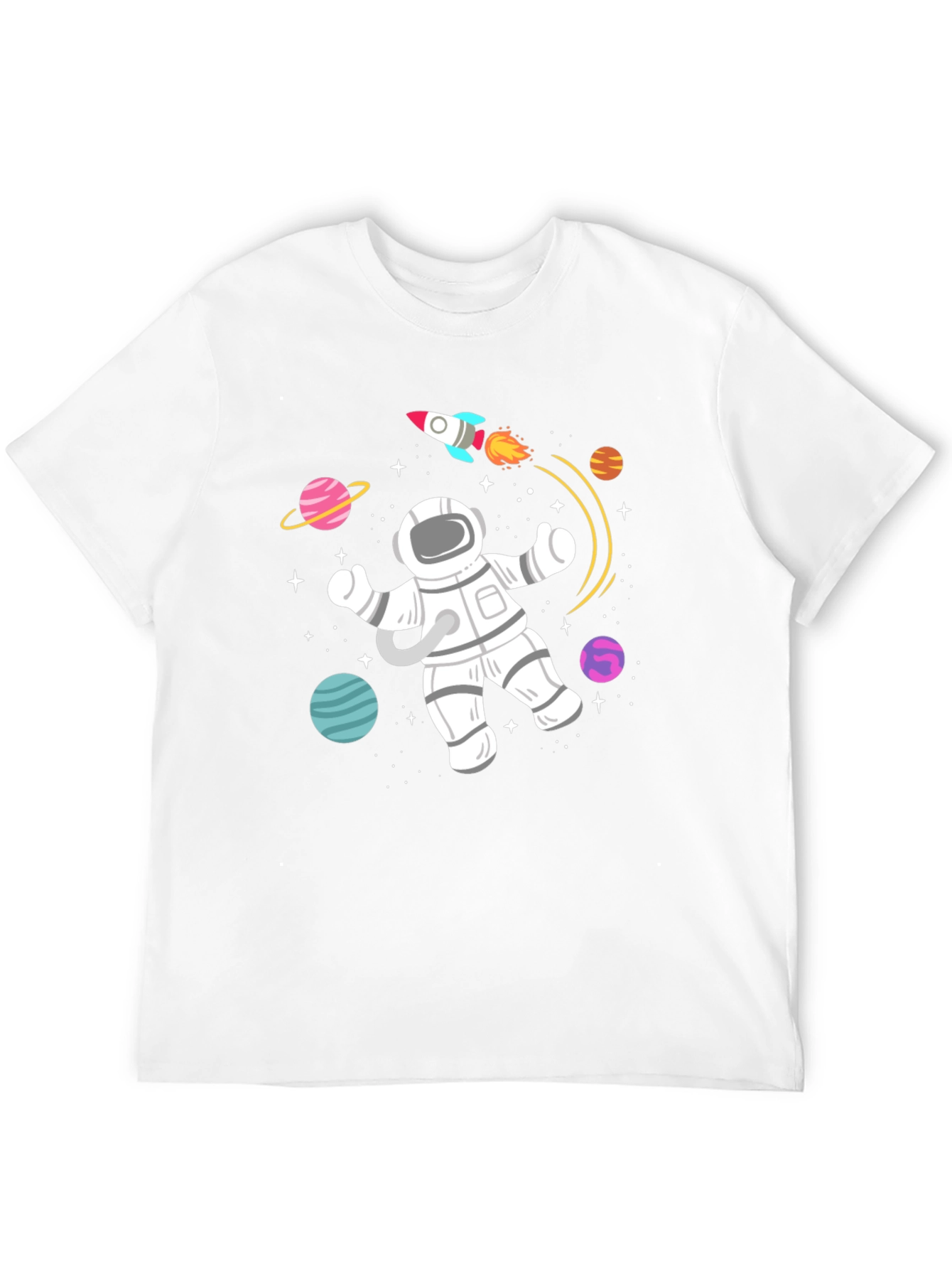 Astronaut in Space Graphic T-Shirt