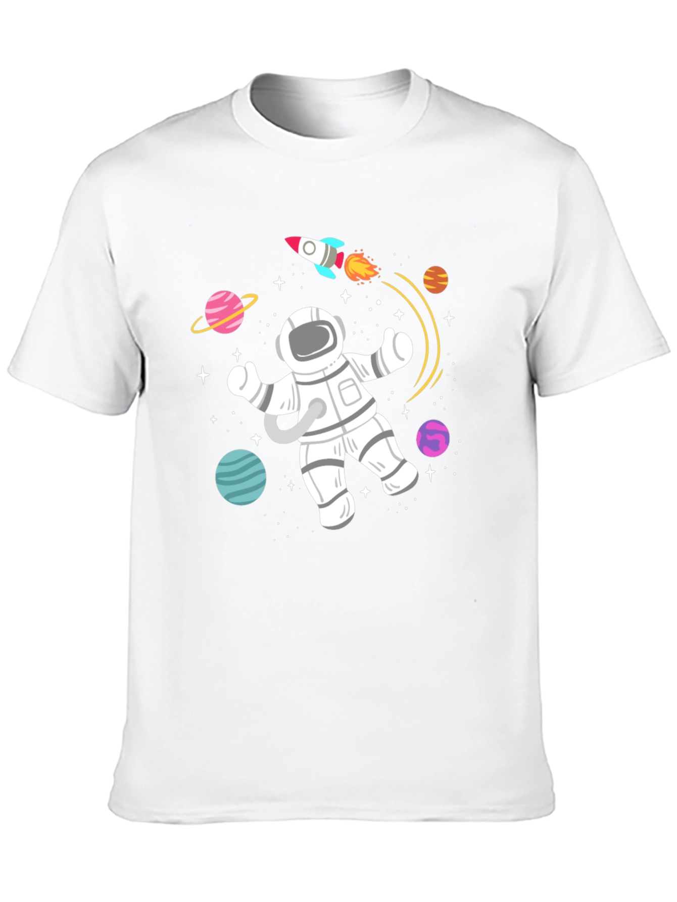 Astronaut in Space Graphic T-Shirt