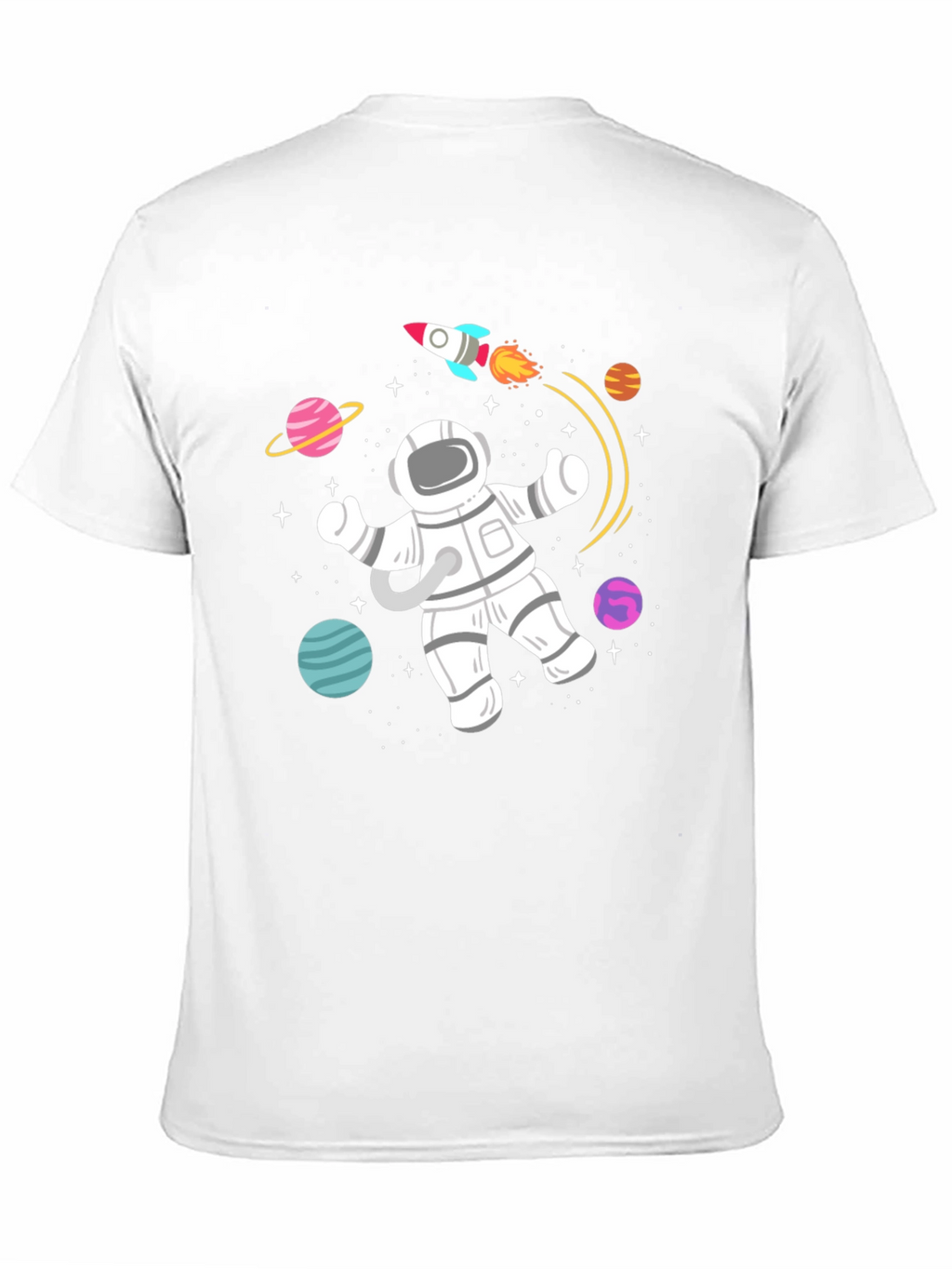 Astronaut in Space Graphic T-Shirt