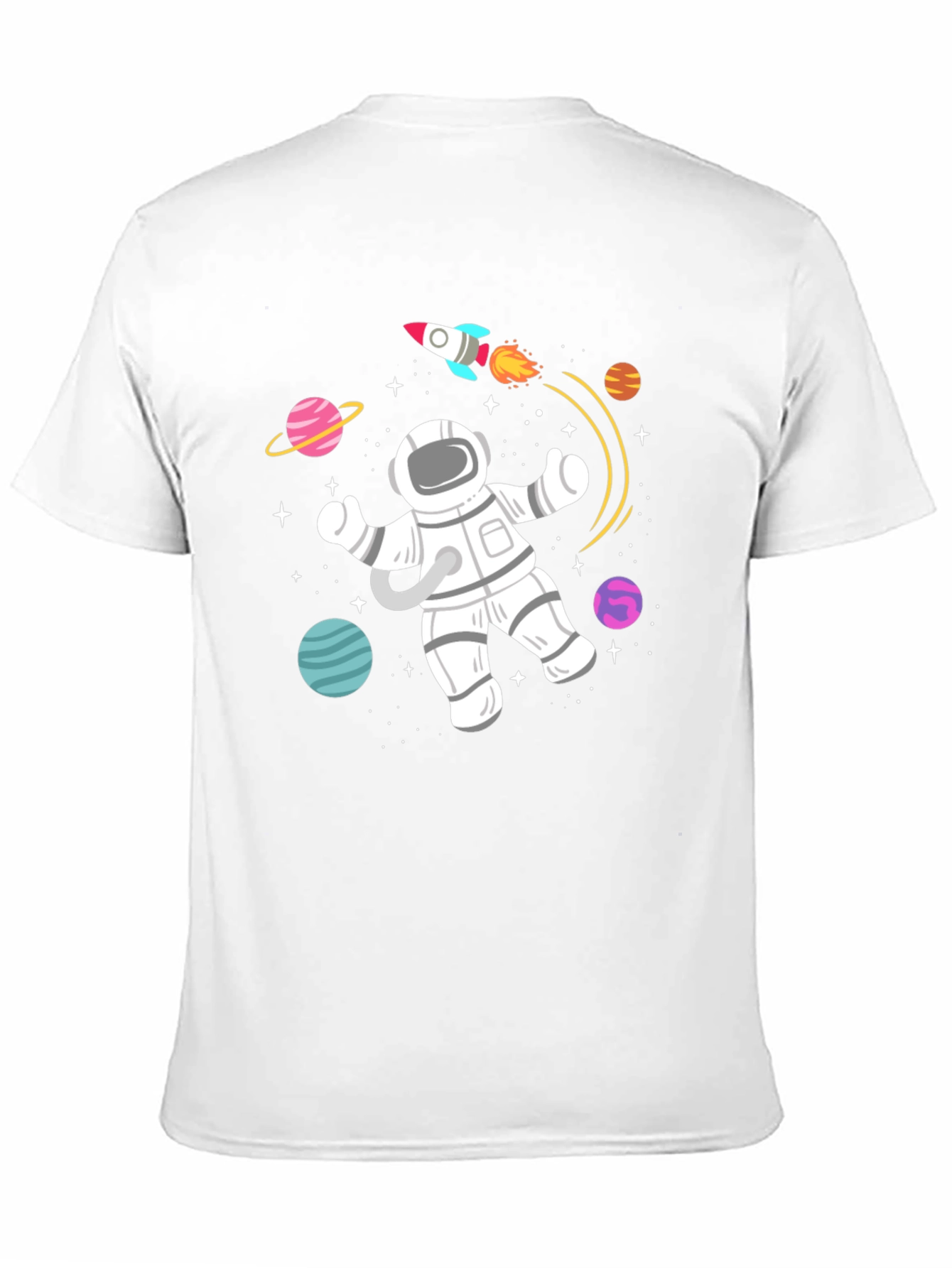 Astronaut in Space Graphic T-Shirt