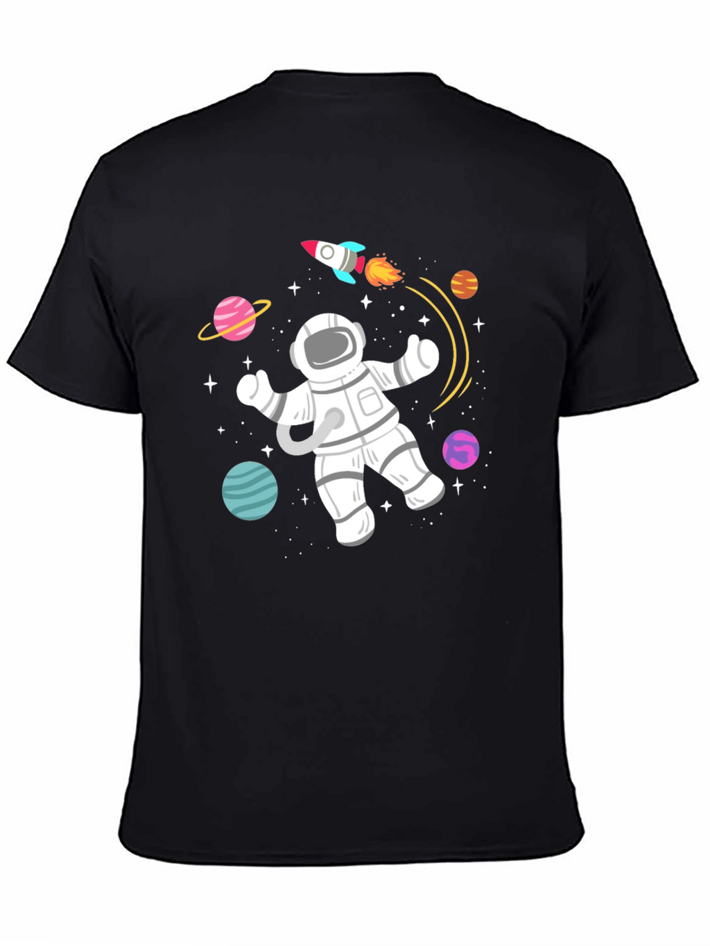 Astronaut in Space Graphic T-Shirt