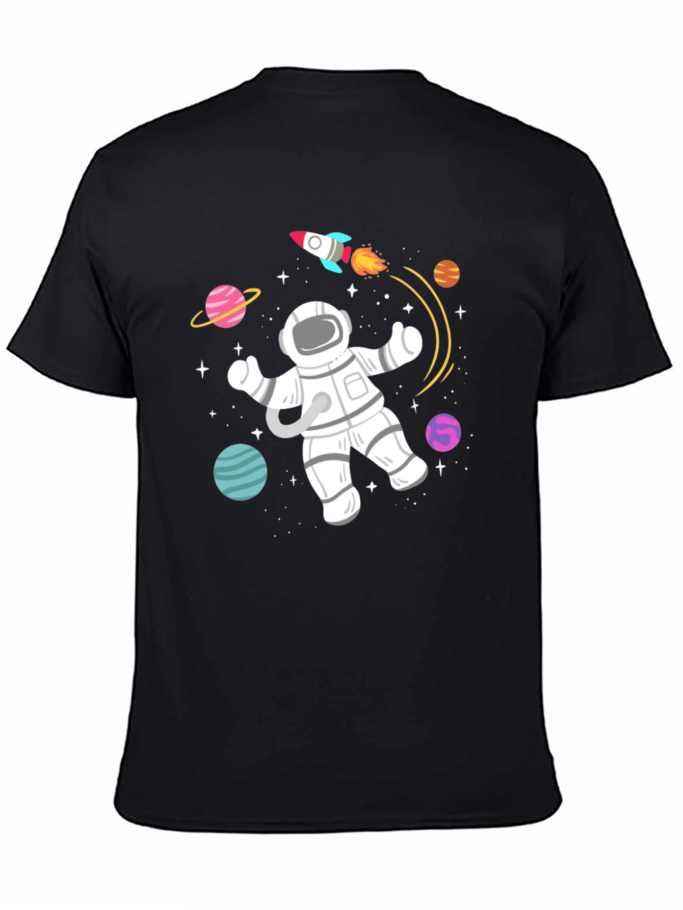 Astronaut in Space Graphic T-Shirt