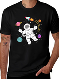 Astronaut in Space Graphic T-Shirt