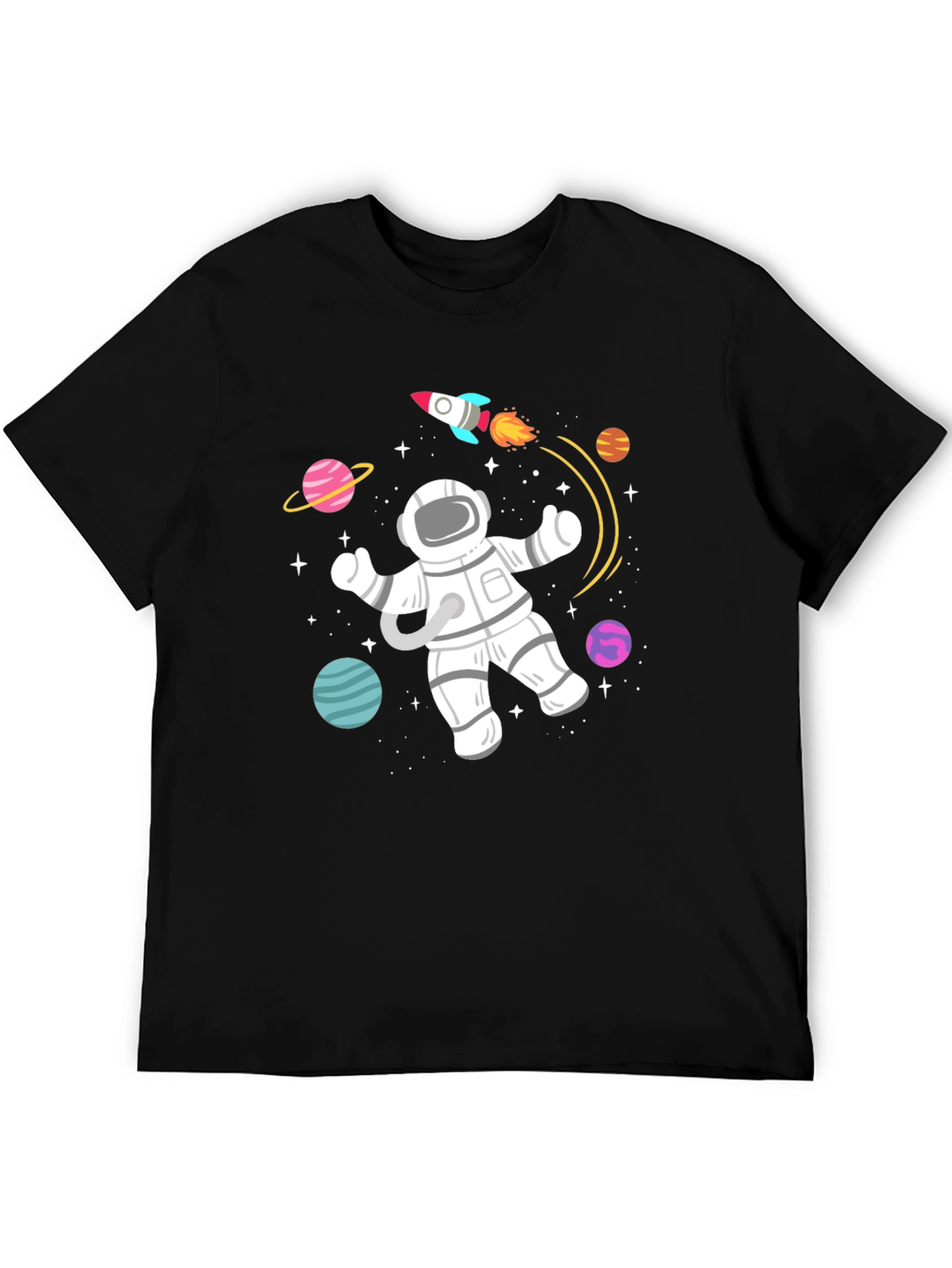 Astronaut in Space Graphic T-Shirt