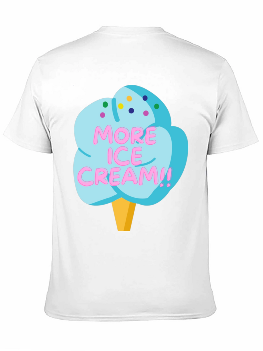 More Ice Cream Graphic T-Shirt