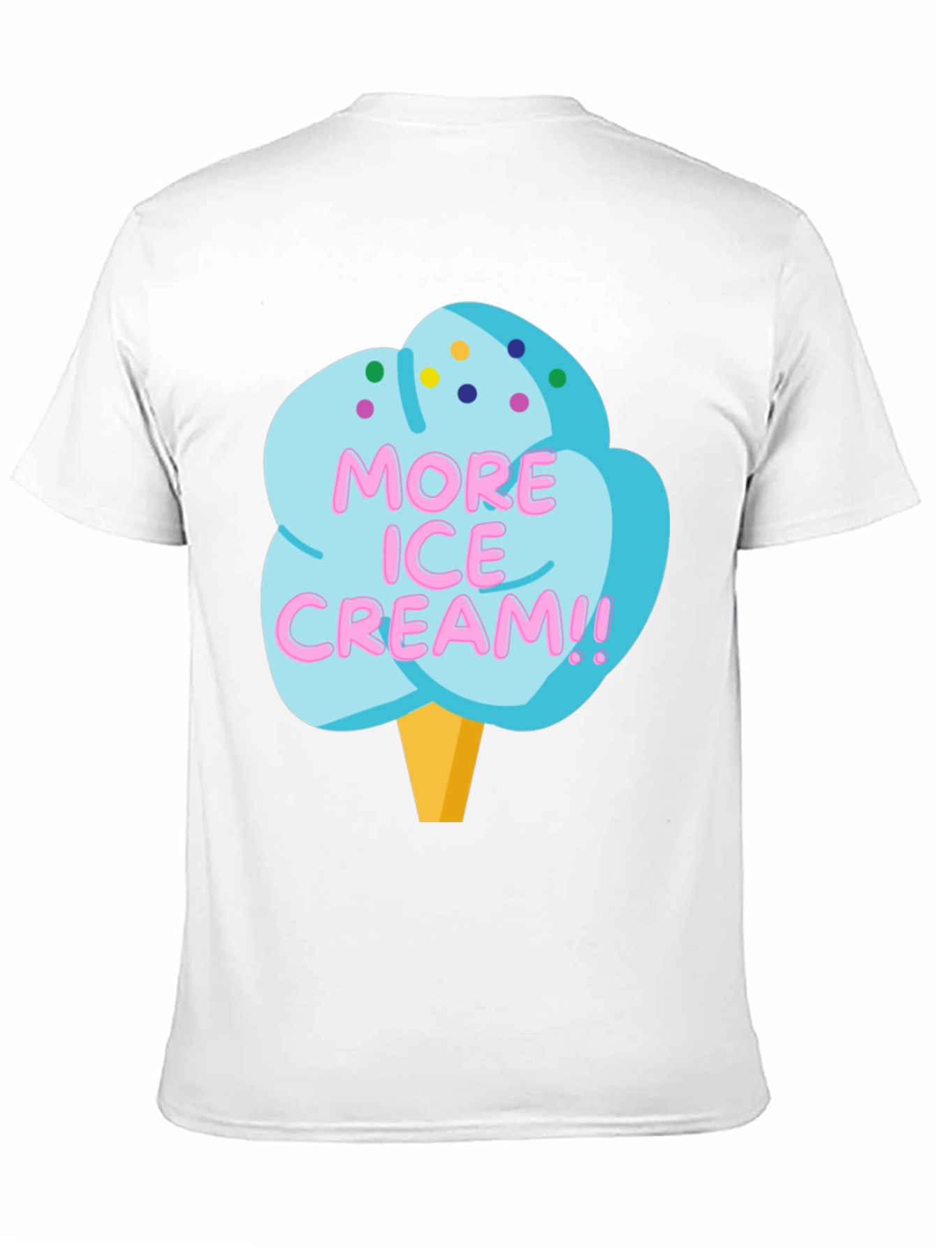 More Ice Cream Graphic T-Shirt