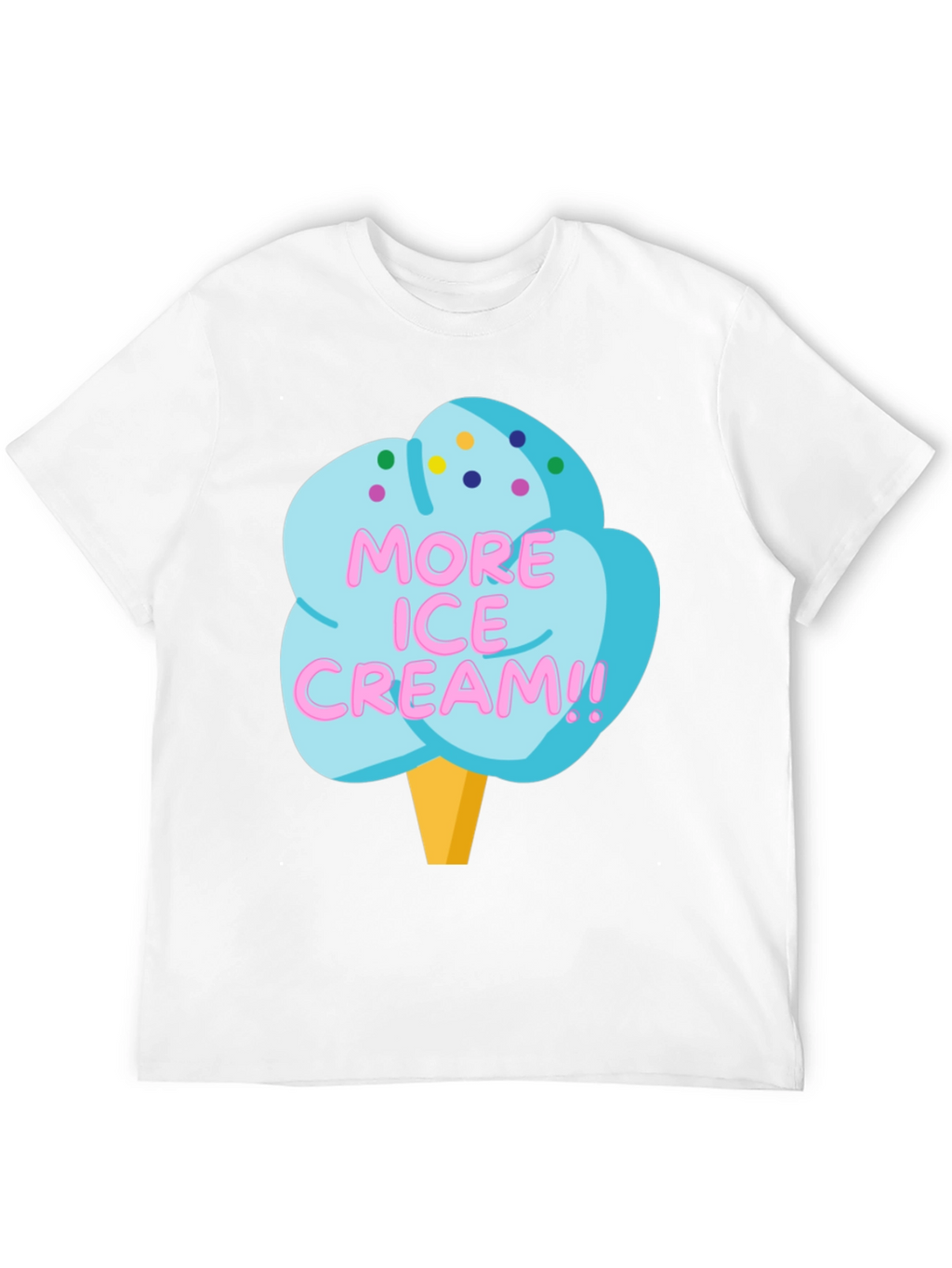 More Ice Cream Graphic T-Shirt